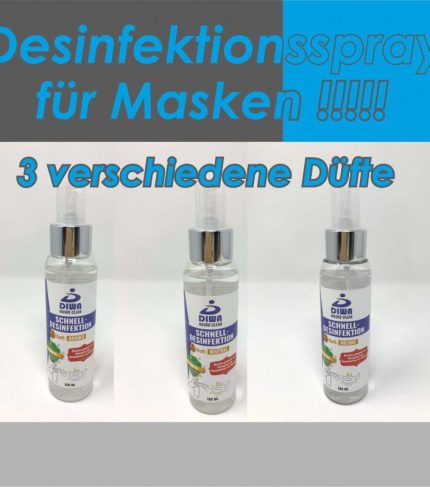 Desinfektionsspray für Masken
