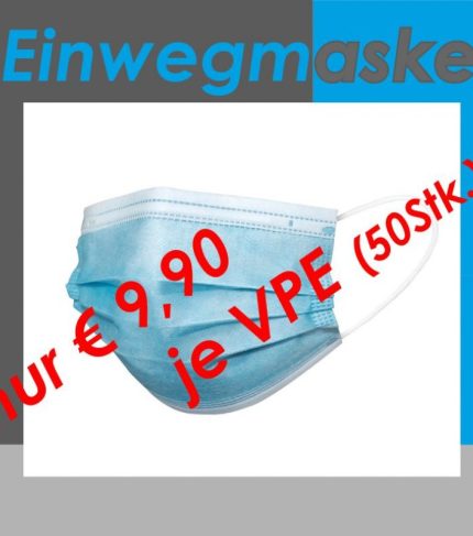 EINWEGMASKE - Blau
